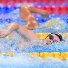 Erika Fairweather was pipped for another gold by less than a second at the World Aquatic...