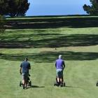 Golfers at the St Clair course. PHOTO: ODT FILES