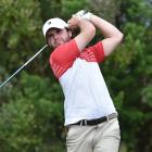 Harrison Duckett tees off the 10th hole during the Otago strokeplay at Balmacewen recently. PHOTO...