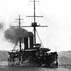 Japanese naval ship Asama in Wellington Harbour. — Otago Witness 12.2.1924