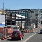 Work continues on the construction of the new Dunedin Kmart store, in Andersons Bay Rd. PHOTO:...