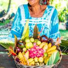 The food is fresh and bountiful in New Caledonia. PHOTO:THIO-THIO- ONEYE PRODUCTION