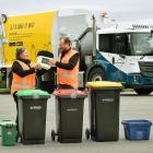 Dunedin City Council waste management supervisor Catherine Gledhill and EnviroNZ Dunedin branch...