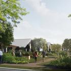 An artist’s impression of the Metlifecare aged-care facility being built in Wanaka. Resource...