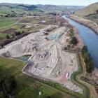 The proposed mine site on the edge of the Clutha River just west of Millers Flat. PHOTO: STEPHEN...