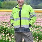 Van Eeden Tulips Ltd production manager John Van Eeden plans to continue working in the tulip...