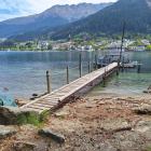 A jetty in Queenstown that is not consented. PHOTO: SUPPLIED / PARKS & RESERVES