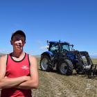 Armstrong Contractors tractor driver Sam Reed, of England, is working his second season in the...