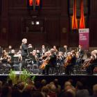 Newly appointed Dunedin Symphony Orchestra principal guest conductor James Judd leads the...