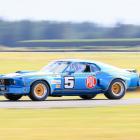 Steve Ross in his PDL 1 Mustang proved hard to beat in the classic saloon races. PHOTOS: VANESSA...