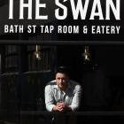 The Swan owner Dane Wall in Bath St yesterday. PHOTOS: CRAIG BAXTER