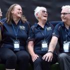 The Perry family (from left) Blaise, 19, Lana, 47, Marilyn, 76 and John, 79, are all volunteering...