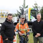 Network Waitaki field operations manager Nathan Cunningham, employee and Mayor’s Taskforce for...