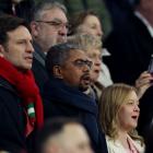 First Minister of Wales Vaughan Gething in the stands as Wales play Finland at football. PHOTO:...