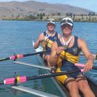 Ashton White, left, and Xavier Small with their U18 double scull silvers; they’ve previously also...