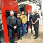 Project lead Paul Elliott from OceanOne, CH Faul director John Faul, chief engineer Shane Austin,...