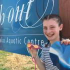 Anna Harrex, of Lawrence, will swim 22km in her local pool on Easter Monday to raise funds for...