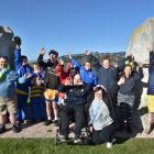Dunedin Up Club Members (from left) Christopher Tavite, Cody Hoogenraad, Will Livingston, Felix...