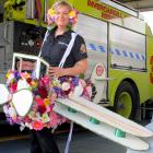 Invercargill firefighter Sarah King, based at Invercargill Airport, has her entry ready to take...