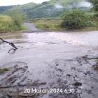 Flooding on Koroboya Rd in Ba, Fiji. Photo: Fiji Roads Authority