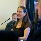 Fluoride Free Waitaki spokeswoman Sheryl Black speaks to the Waitaki District Council to ask them...