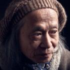 Damo Suzuki poses during a portrait session at Milla Club on April 26, 2018 in Munich, Germany....