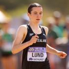 Catherine Lund representing New Zealand at the world cross-country championships in Bathurst last...