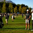 Daniel Hillier (right) leads the Kiwi contingent in a tie for second after enlisting the help of...