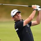 New Zealander Josh Geary follows his approach shot on day two of the New Zealand Open at...
