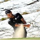 Queenstown golfer Ben Campbell on his way to shooting 67 in the final round of the New Zealand...