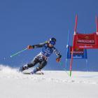 Alice Robinson navigates the course at the giant slalom world cup in Austria. Photo: Getty Images