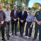 Discussing Wanaka’s access to health services last week were (from left) panellists Jonathon...
