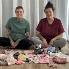 Mickenzi Askin and mum-to-be Amber Braxton make up baby bundle packs for mums who need a little...