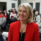 Labour Taieri MP Ingrid Leary closely watches results roll in on Saturday night. PHOTO: STEPHEN...