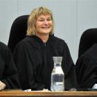 Judge Bernadette Farnan at her  swearing-in ceremony as a district court judge in the Dunedin...