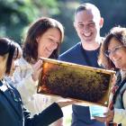 At Kaikorai Valley College international pupil Manaka Arai, 17, and teacher Nicola Rushbrook ...