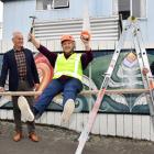 Dunedin Night Shelter manager David McKenzie (left) and board chairwoman Jenny Turnbull (centre)...