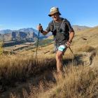 Oamaru man Scott Wilson competing in the Southern Lakes Ultra marathon last month. PHOTO: SUPPLIED
