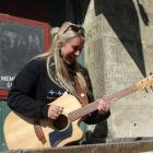 Singer-songwriter Megan Woods was in Oamaru for a single concert at the Penguin Club last week....