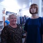 K’s Place for Clothing shop-owner Kay McKenzie stands with her favourite mannequin, Claudia. The...