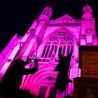 Dunedin’s St Paul’s Cathedral was lit up last night to celebrate the arrival of American  pop...