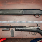 Firearms seized by police in the Dunedin raid. Photo: NZ Police