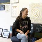 Savannah Kerikeri prepares for her "Mana Wāhine" exhibit and workshop in her studio  yesterday....