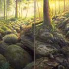 Evening Light (Diptych), by Sarah Freiburger.