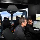 Otago Southland Rescue Helicopter Trust ACAT helicopter instructor Aaron Whitley (left) and...
