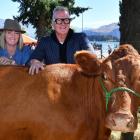 Launching the 2024 Otago Daily Times Rural Champions campaign on Friday are Sir John Kirwan and...