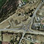 A drone image shows the Mt Iron roundabout. PHOTO: NZTA WAKA KOTAHI&nbsp;