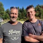Chris Hogan will be joined by his son Charlie this weekend. PHOTOS: SUPPLIED
