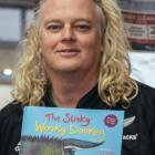 Craig Smith, pictured with his latest Wonky Donkey book, 'The Stinky Wonky Donkey'. PHOTO: RHYVA...