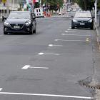 Several carparks on Albany St are set to be removed for a new cycleway. PHOTO: ODT FILES